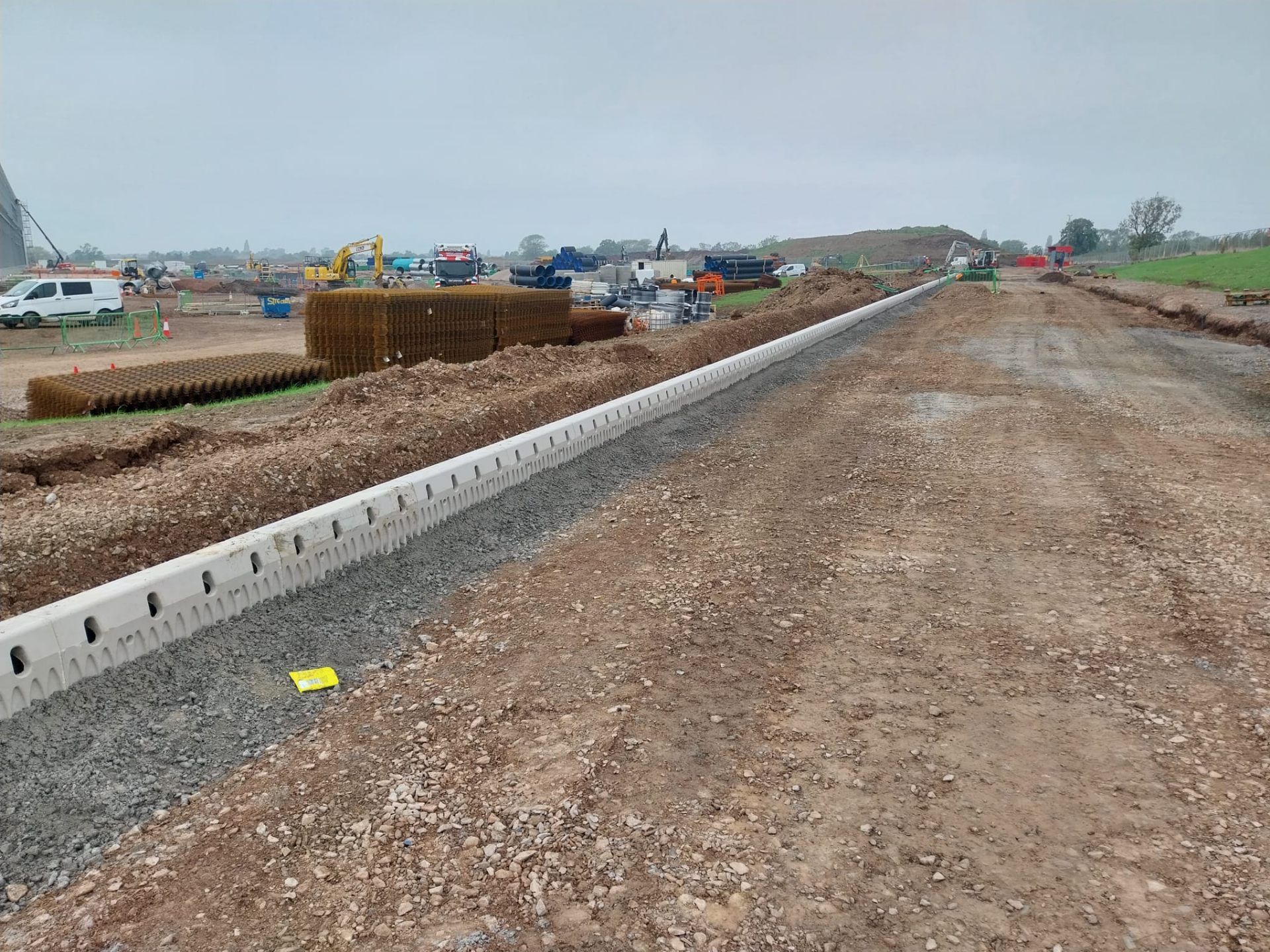 Commercial kerb edging